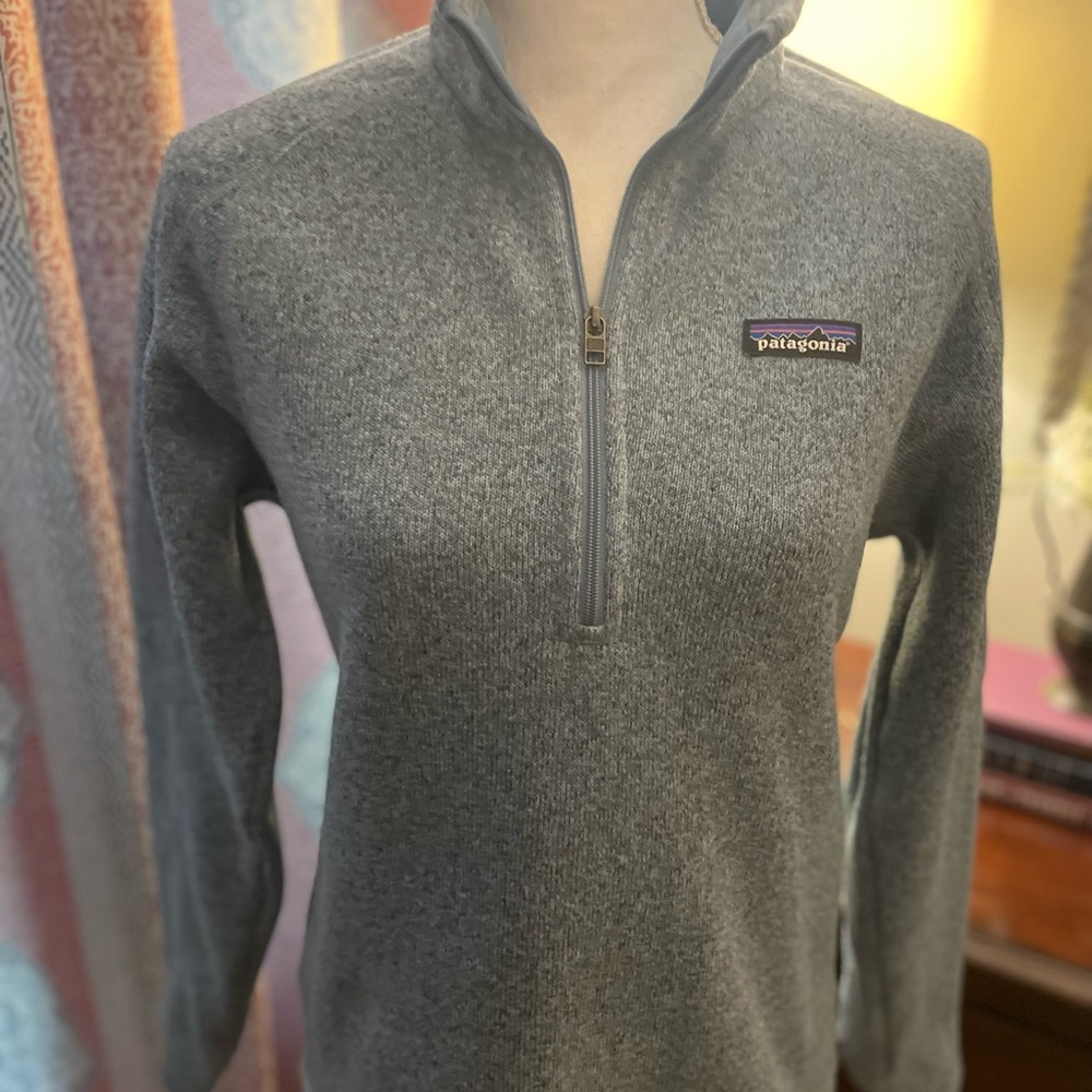 patagonia blue Better Sweater Quarter-Zip Fleece Pullover Women's size small